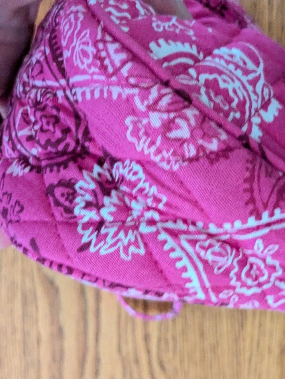 NWT Vera Bradley Pink Paisley Frannie Crossbody Bag